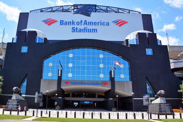 Bank of America Stadium in Charlotte