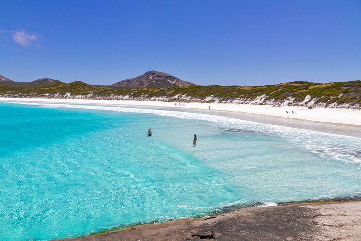 Beautiful sand beach in Esperance, Western Australia