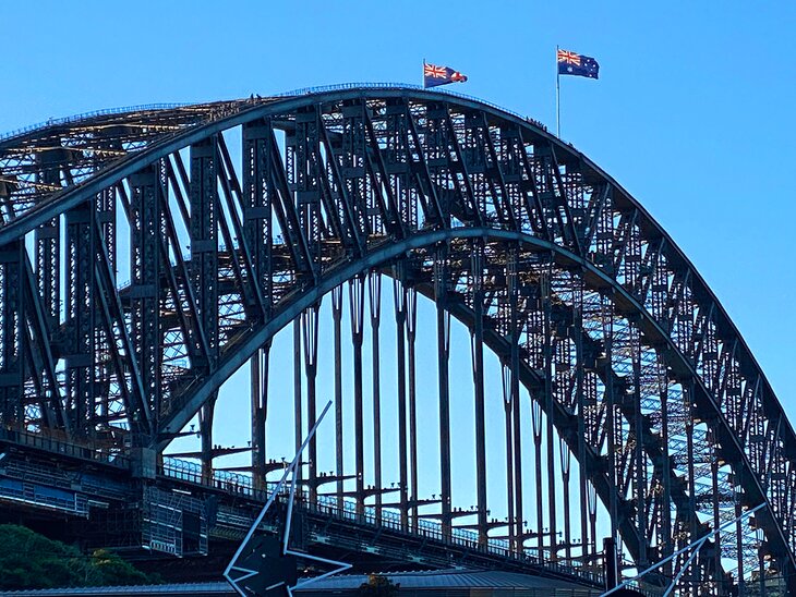 Climbers on the Sydney Harbour Bridge