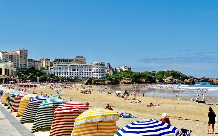 The Grand Plage in Biarritz