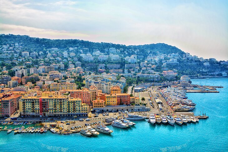 View over nice on the French Riviera 