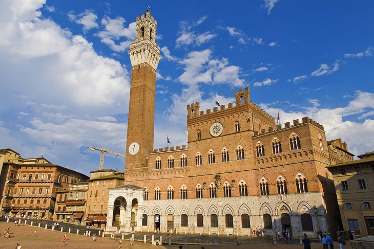 Piazza del Campo with Torre del Mangia in Siena