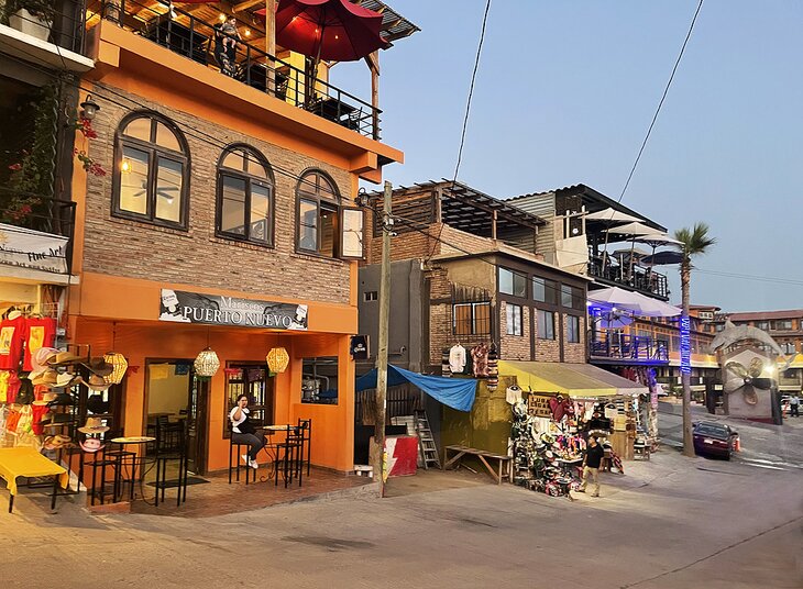 A street in Rosarito