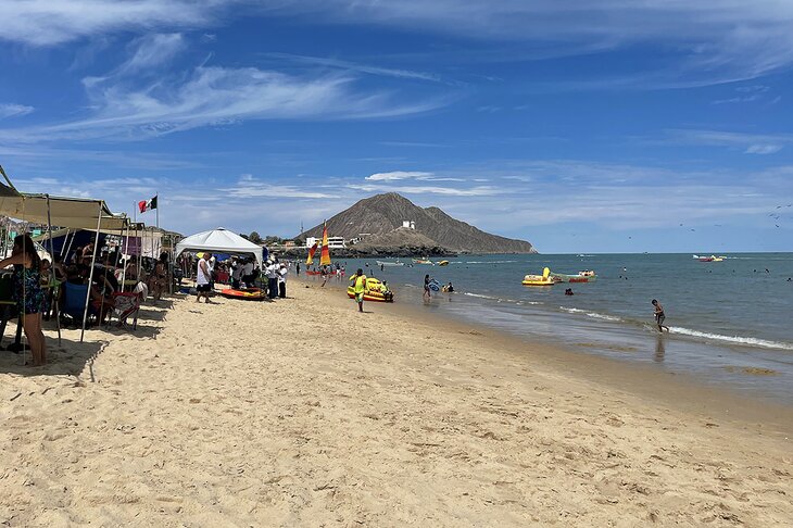 The beach at San Felipe