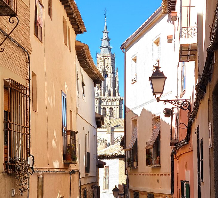 A street scene in Toledo