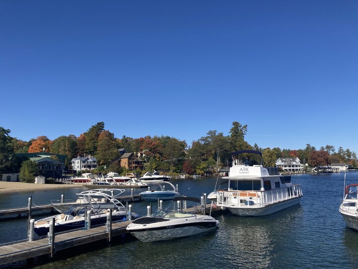 Lake George in the fall