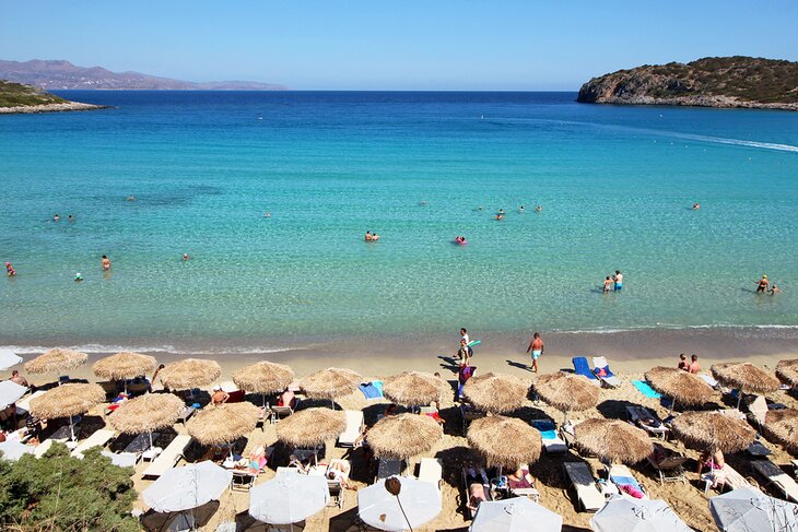 October at Voulisma Beach on Crete