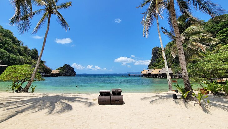 A beautiful beach in Palawan, Philippines