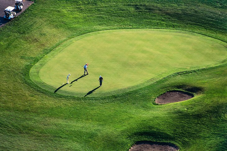 Golfing on Vancouver Island