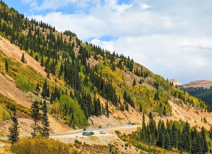 A stop along the Million Dollar Highway