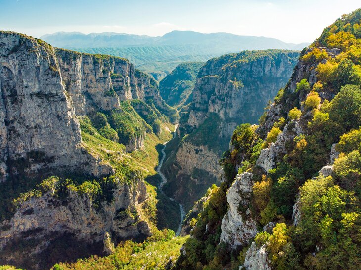 Vikos Gorge in northern Greece
