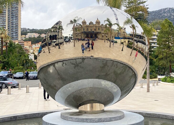 In front of the Casino de Monte-Carlo