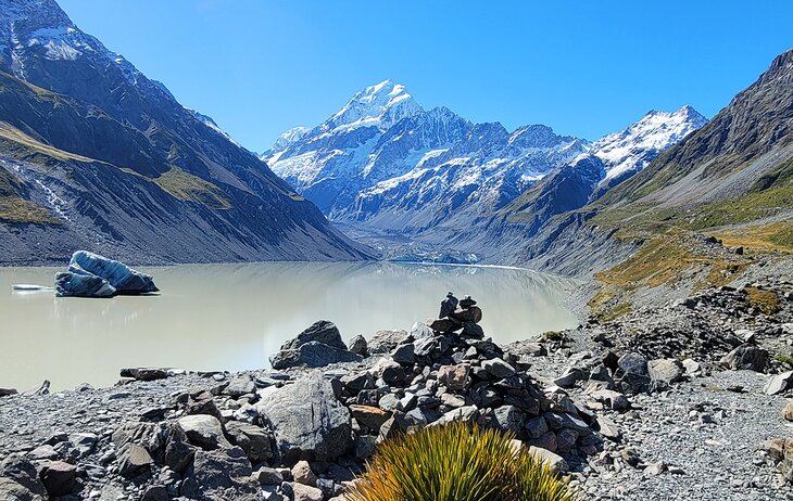 View from Hooker Valley Trail, near Aoraki / Mount Cook 