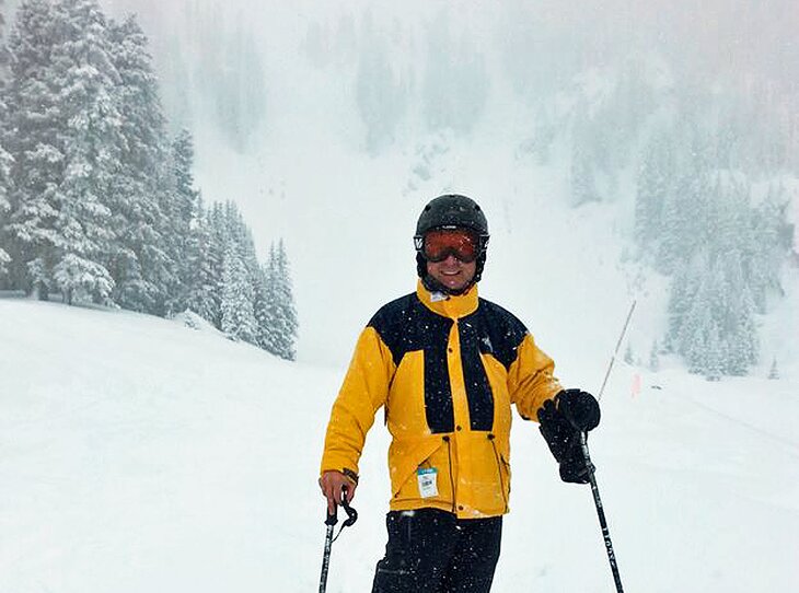 Author Michael Law at Taos Ski Valley