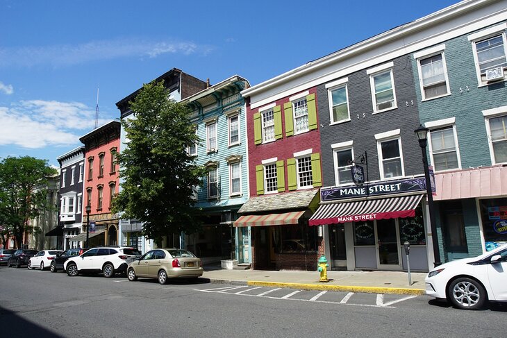 Warren Street in downtown Hudson, New York