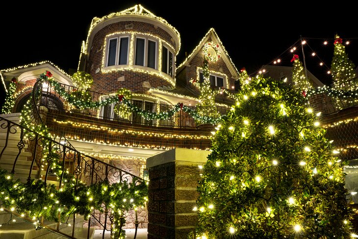 Christmas Lights in Dyker Heights