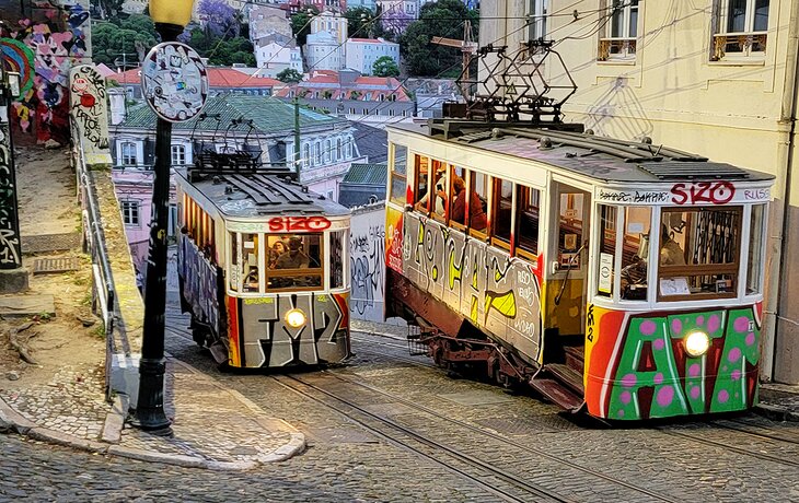Funiculars in Lisbon