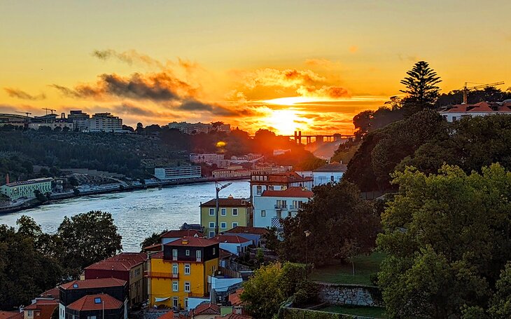 Sunset from Parque das Virtudes