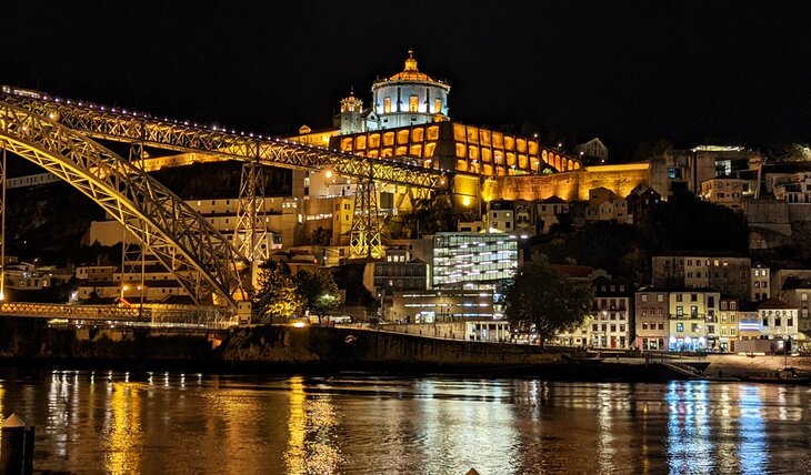 Dom Luís I bridge at night