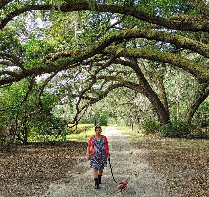 Author Becca Blond at Boone Hall