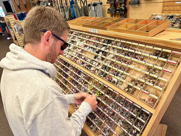 Selecting flies