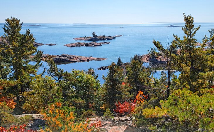 View over Georgian Bay from Chikanishing Trail