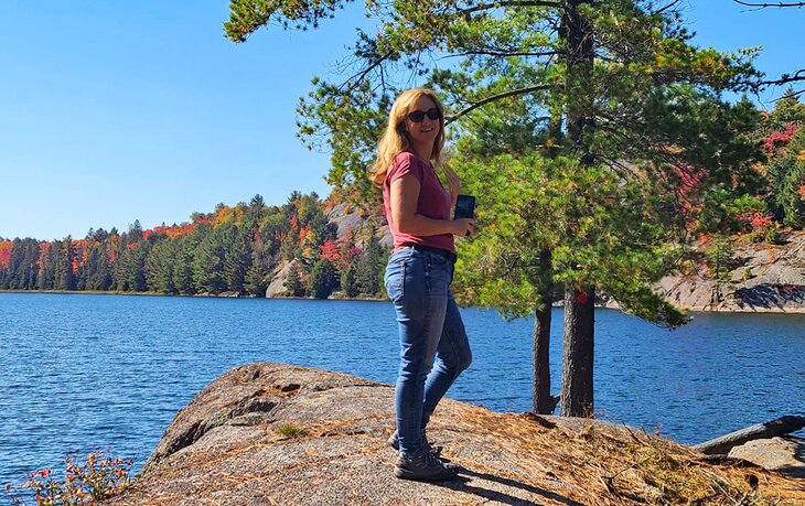 Author Lana Law at Lake of the Woods