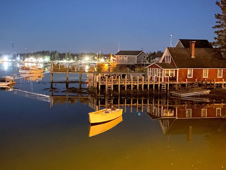 Carver's Harbor at Night