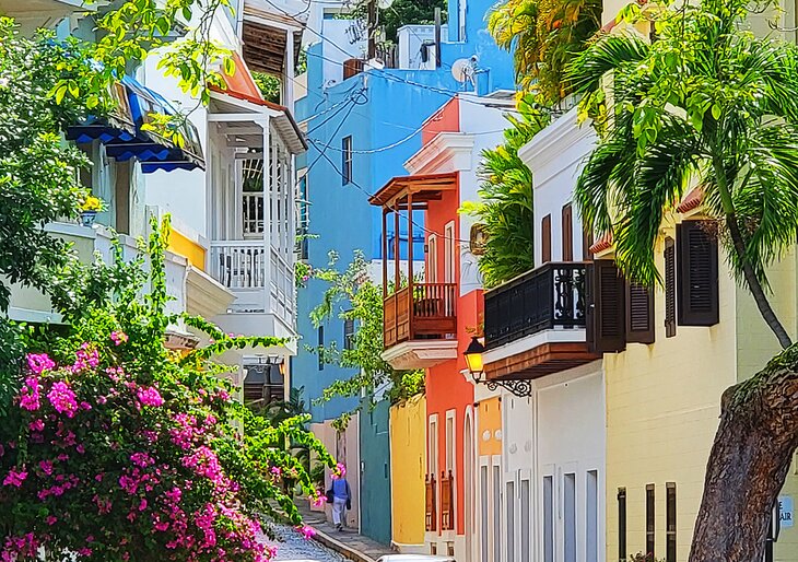 Colorful buildings in Old San Juan