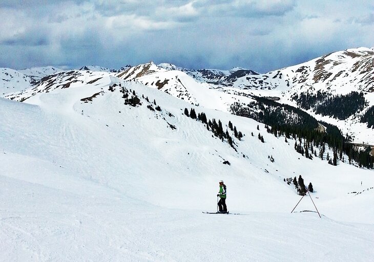 Author Lana Law at Arapahoe Basin