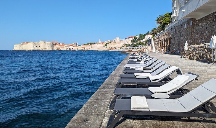 Waterfront of Hotel Excelsior Dubrovnik