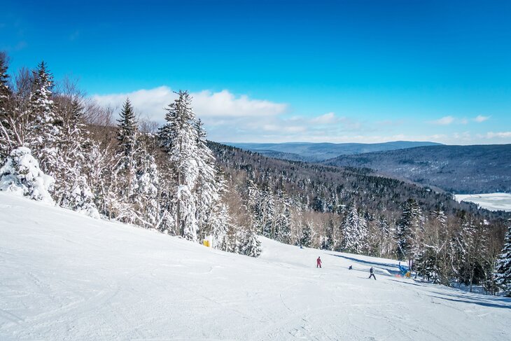 A run at Snowshoe Mountain