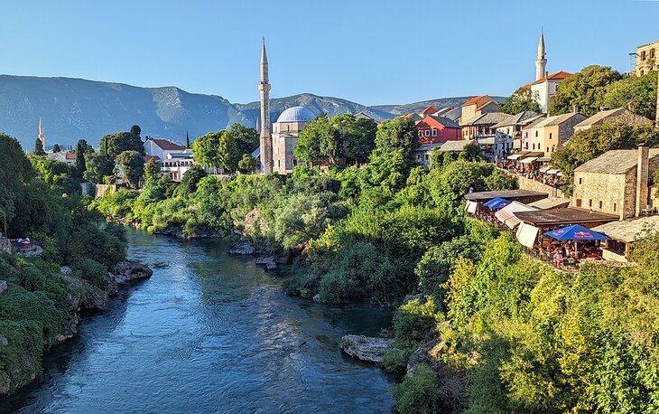 Late afternoon in Mostar, Bosnia