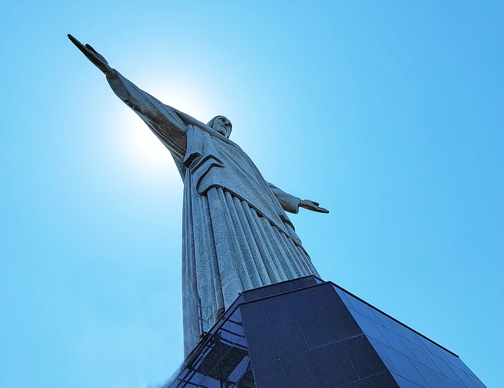 Christ the Redeemer from the base