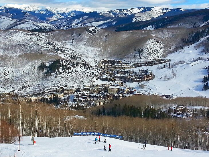 View over Beaver Creek from the slopes