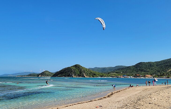Author Michael Law Kiteboarding in Buen Hombre