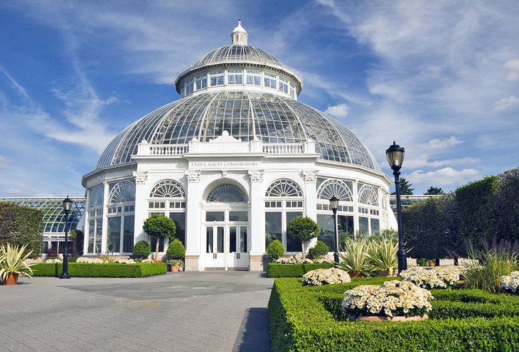 The Enid A. Haupt Conservatory at the New York Botanical Garden